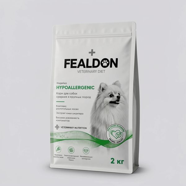 Сухой корм для собак Fealdon HYPOALLERGENIC средних и крупных пород