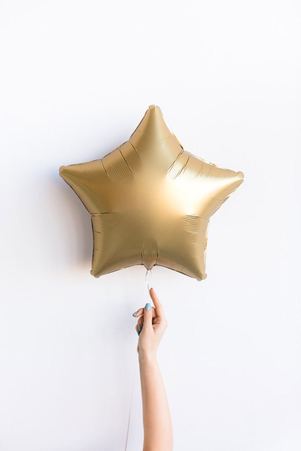 АN Шар Звезда 19"/48 см, Сатин золото Gold Sateen (БГ-15)  Изображение3