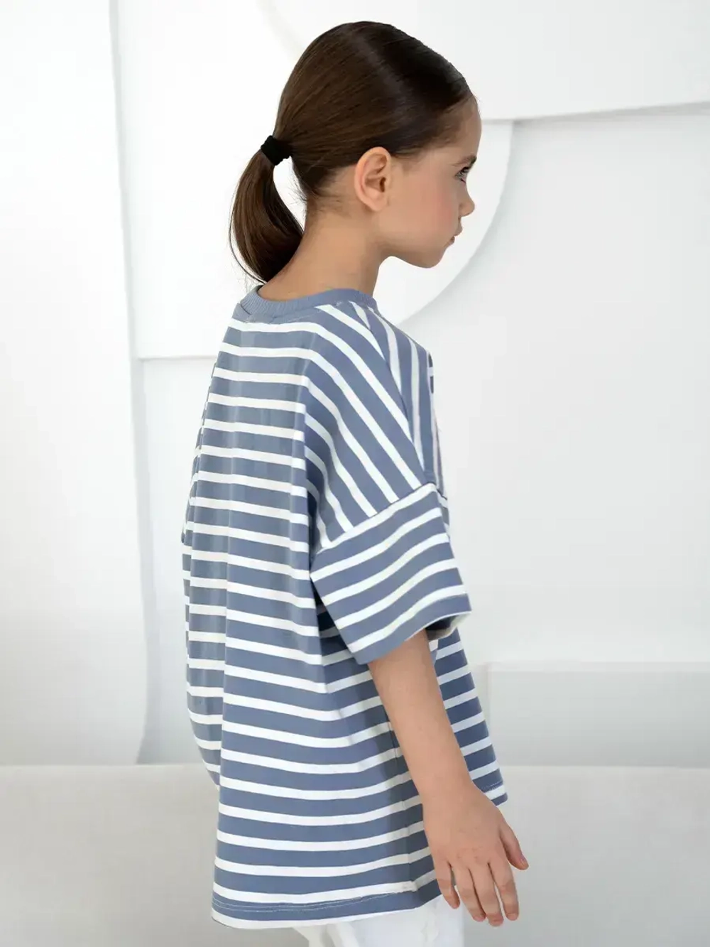 Футболка для девочки в полоску
