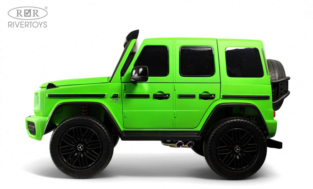 Детский электромобиль RiverToys Mercedes Benz G63 Y777YY GREEN-MATTE/зеленый матовый