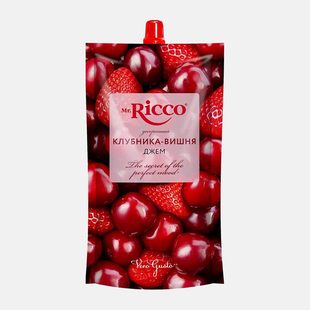 Джем Mr. Ricco Клубника-вишня 300г