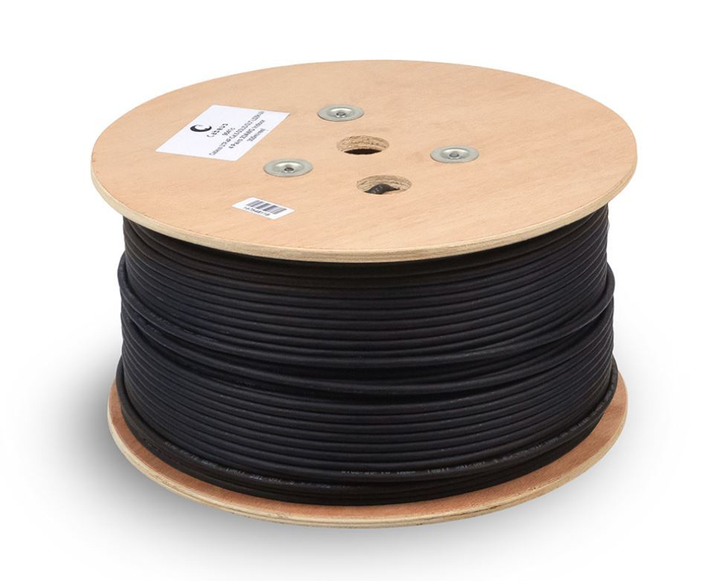 Кабель витая пара F/UTP 5e кат. 4 пары Cabeus FTP-4P-CAT.5E-SOLID-OUT-PE-UV