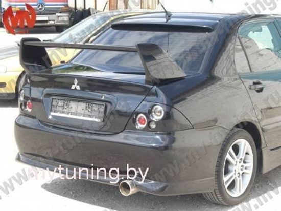 Спойлер var.1 в стиле Evo для Mitsubishi Lancer 9 (высокий)