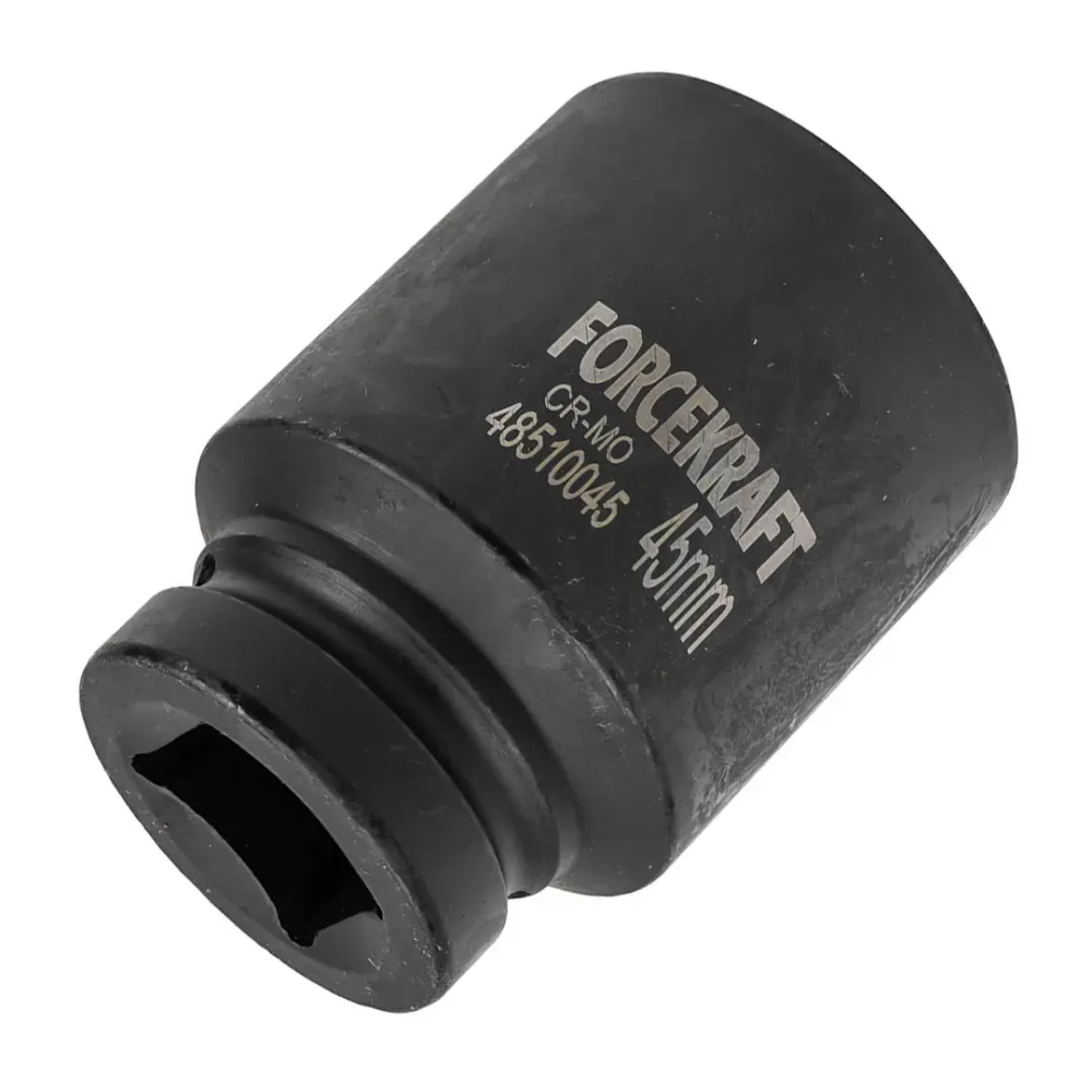 Головка ударная глубокая 1'', 45мм (6гр) FORCEKRAFT FK-48510045