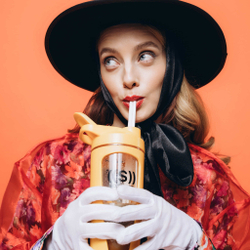 ED SMART Шейкер желтый с клапаном, 500мл