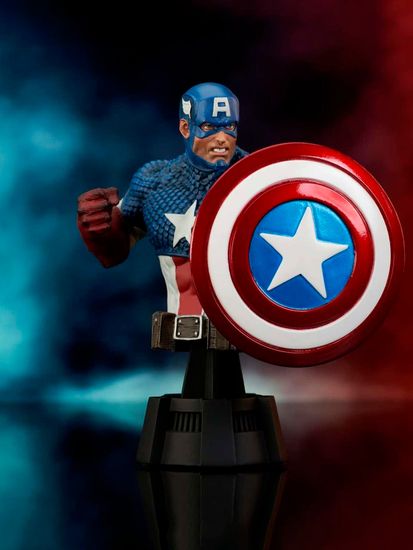 Фигурка Diamond Select Marvel Captain America / Фигурка по мотивам вселенной "Marvel", Капитан Америка