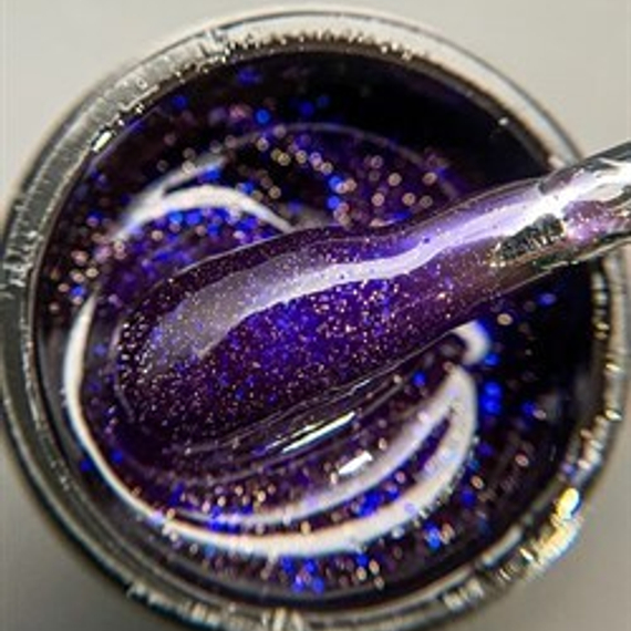 Гель моделирующий мерцающий &quot;Фиолетовый&quot; 15 мл.