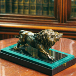 Кабинетная скульптура «Ревущий лев»