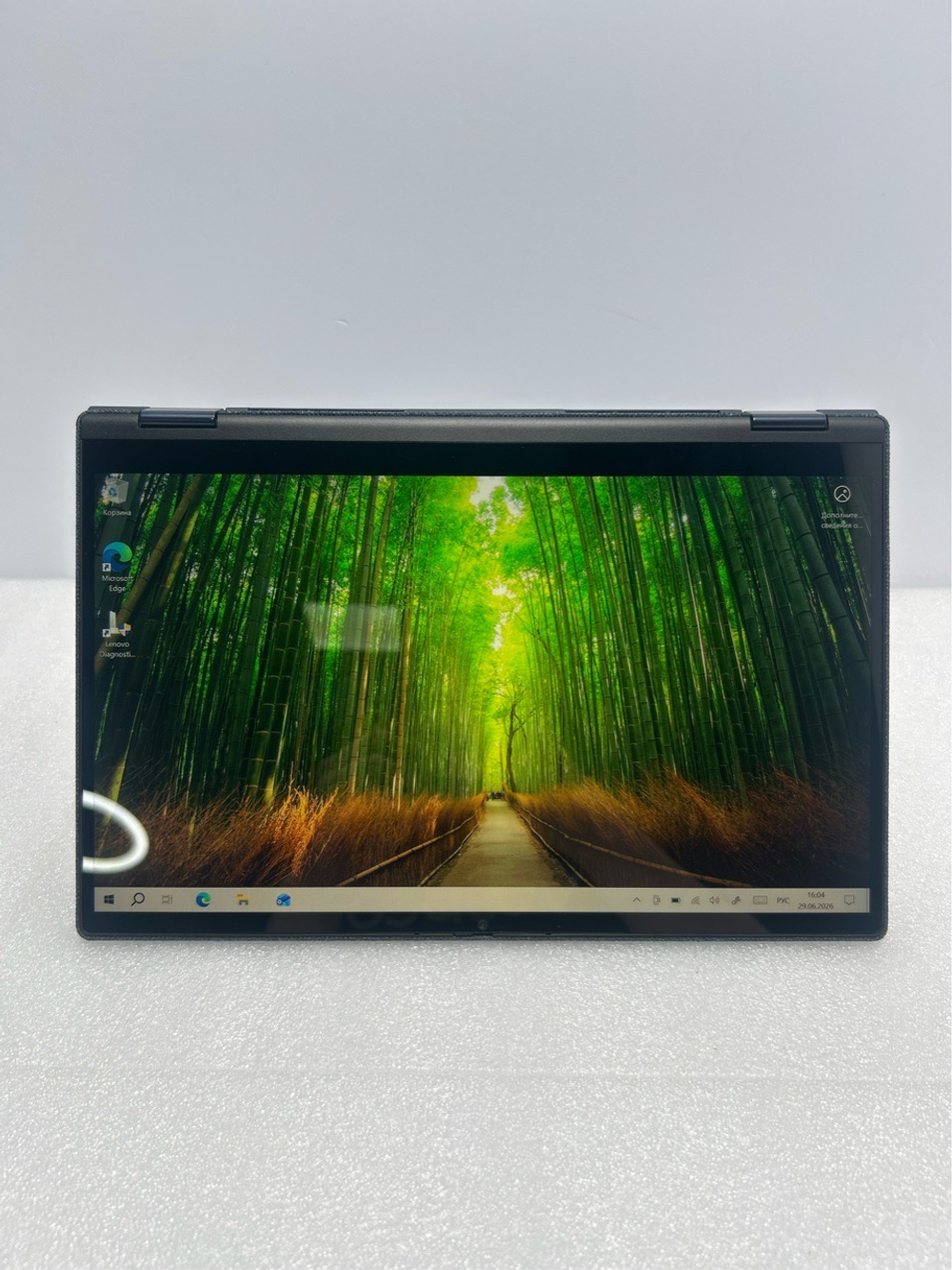 Ноутбук-трансформер Lenovo Yoga 6 13ARE05 (82FN005KRU) 13.3"/AMD Ryzen 7 4700U/RAM 16 GB/SSD 1024 GB/AMD Radeon/1920*1080 (Touch)/IPS/Windows 10 /Подсветка кл-ры: LED/синий. Состояние: C1