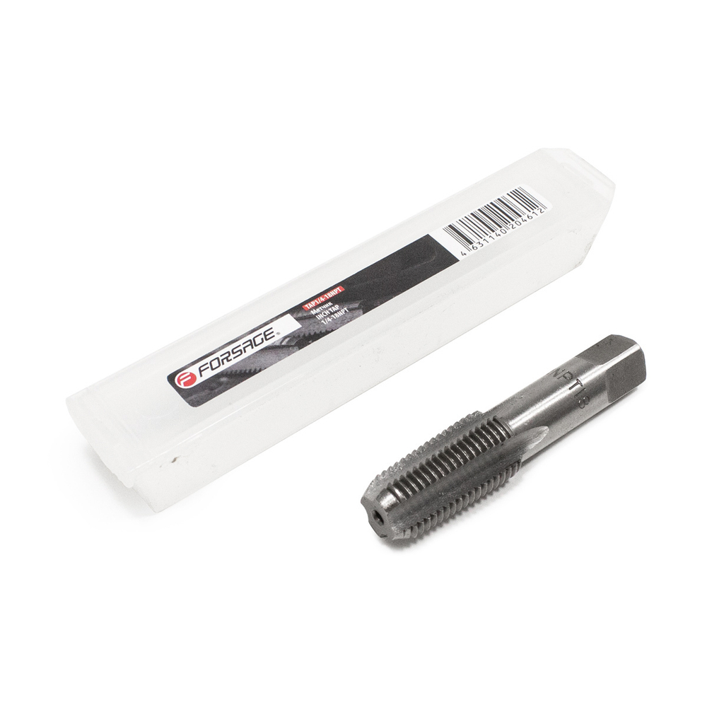 Метчик 1/4-18NPT (дюйм),в пластиковом футляре Forsage F-TAP1/4-18NPT