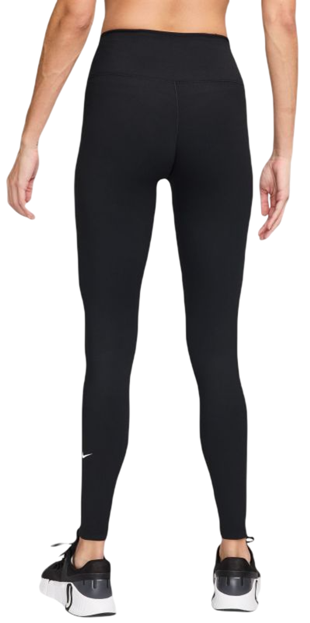 Леггинсы Nike One High Waist Full Length - black/white