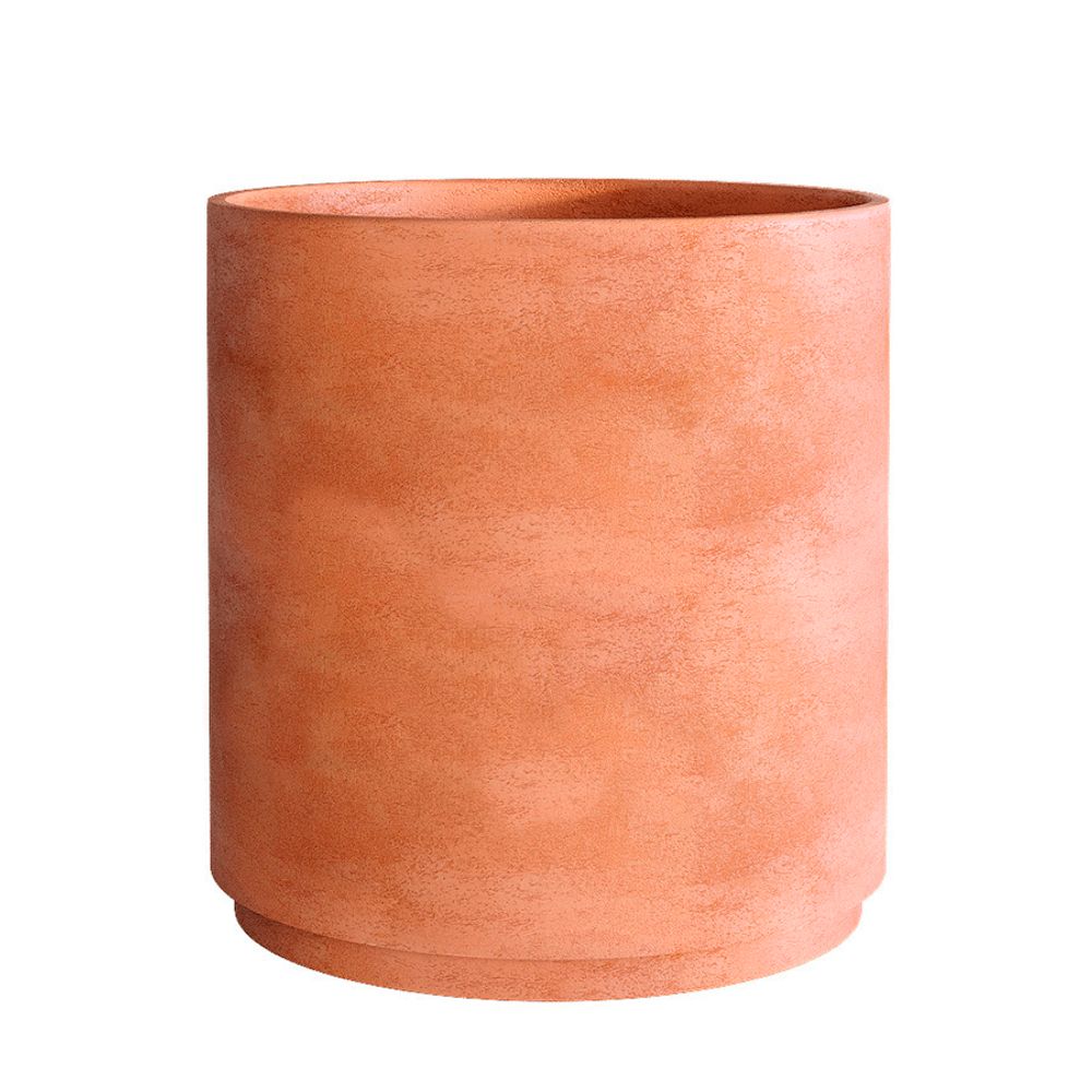 Кашпо CYLINDER XL RED CLAY D100 H105