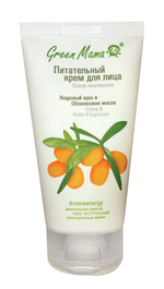 Green Mama Формула тайги Крем для лица Кедровый орех и облепиховое масло, питательный, 50 мл