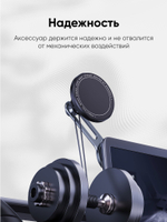Автомобильный магнитный держатель для телефона BLESSTEC Z19 с поддержкой MagSafe, на монитор, серебристый