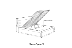 Кровать Мария Луиза 14 с изголовьем из МДФ и лепниной – роскошь и комфорт в вашей спальне
