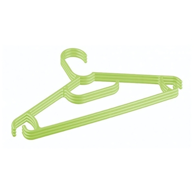 Комплект вешалок для детской одежды размер 31,5 см (салатовый)