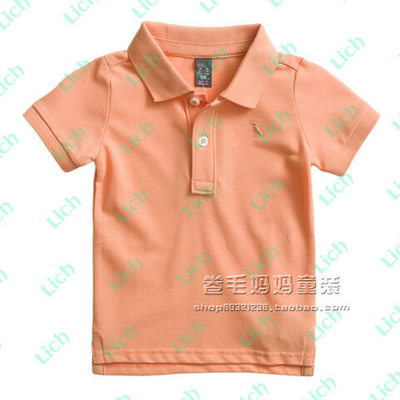 Футболка-поло детская однотонная