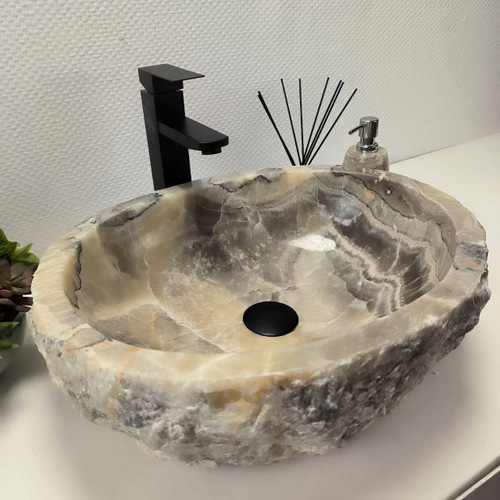 Раковина из оникса Erozy Grey EO-62608 49*40*15 0093
