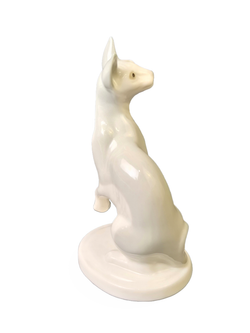 Фарфоровая статуэтка (миниатюра) "Кошка - сфинкс" ИФЗ