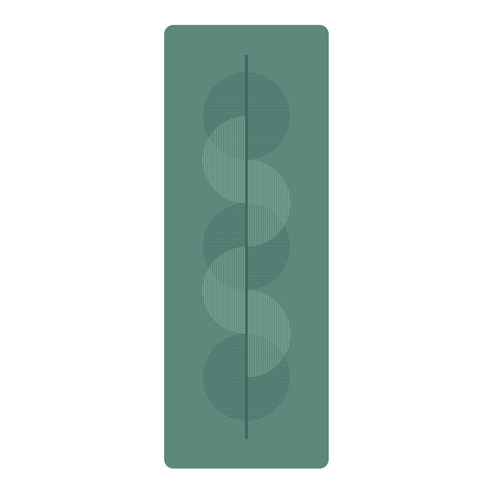 Каучуковый коврик для йоги Balance Emerald 185*68*0,5 см нескользящий