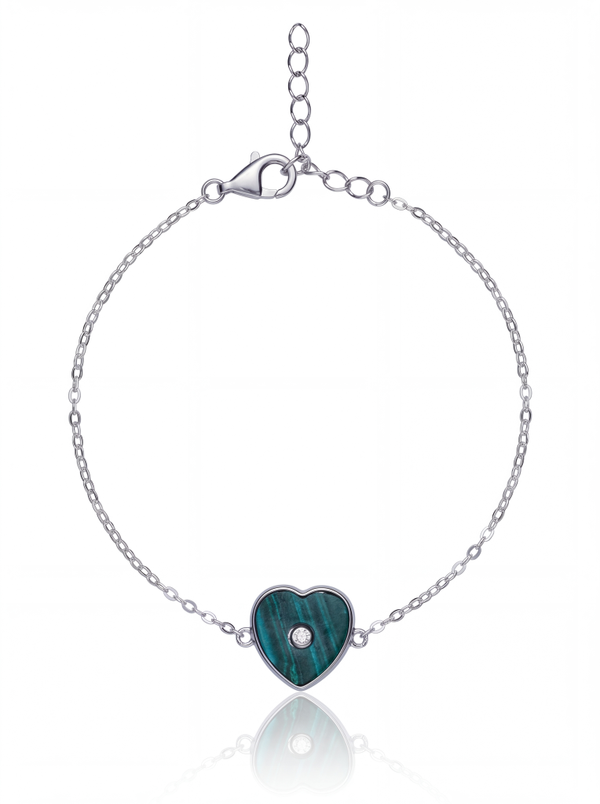 Браслет-цепочка сердце