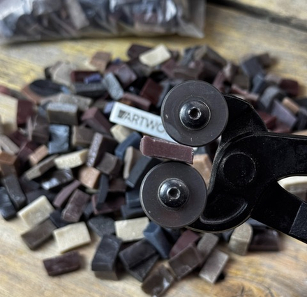 Цветная колотая смальта SM-Set-Chocolate-1, 600 гр