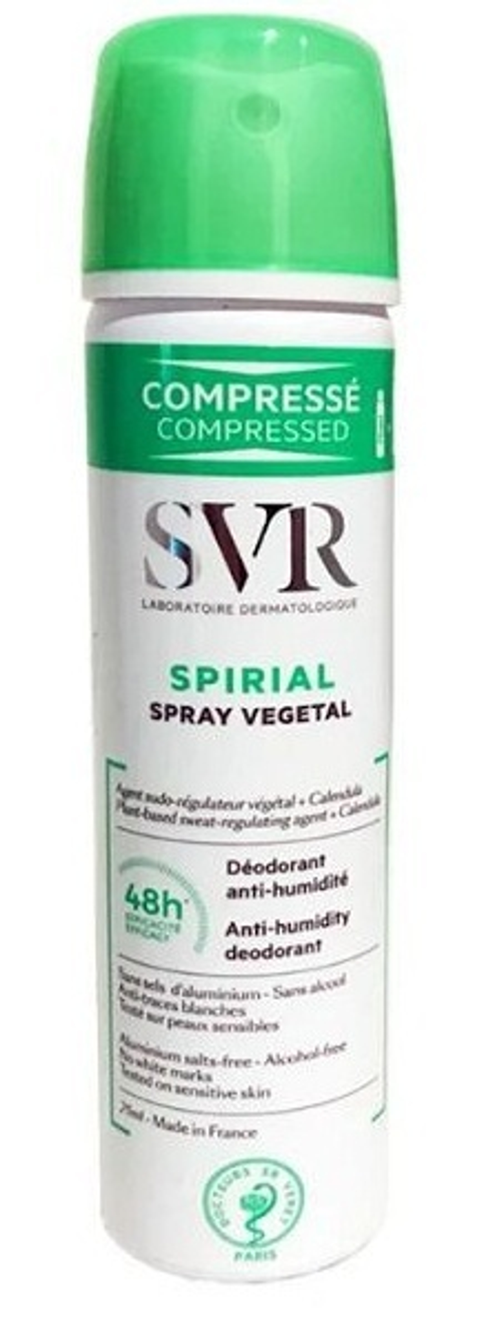 СВР Спириал Спрей дезодорант растительный SVR Spirial Spray Vegetal 75 мл