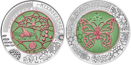 Австрия 25 евро, 2017 Микрокосмос UNC