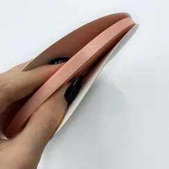 Атласная лента 6 мм, персик, Arta-F