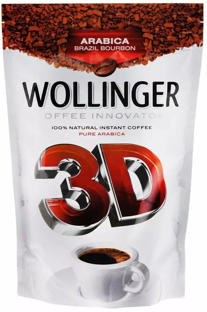Кофе растворимый Wollinger 3D, 75 гр