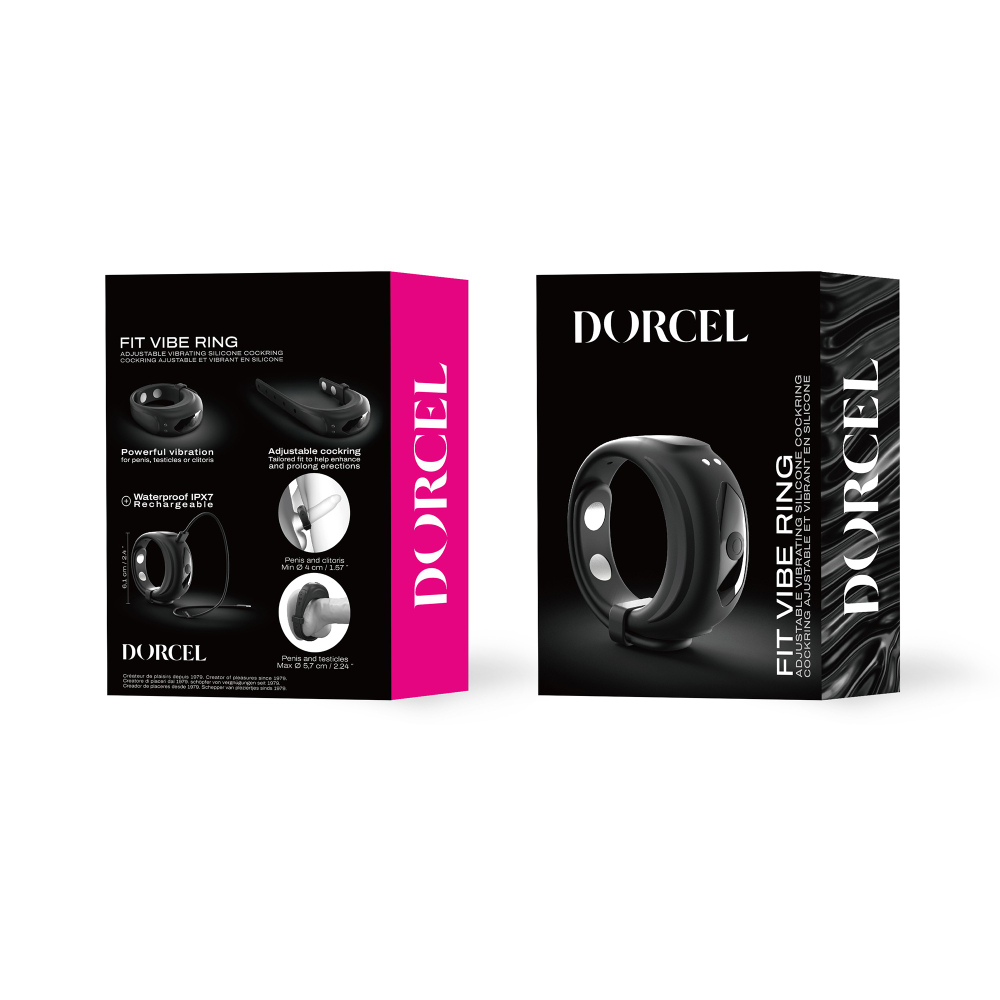 DORCEL FIT VIBE RING - Эрекционное кольцо с вибрацией