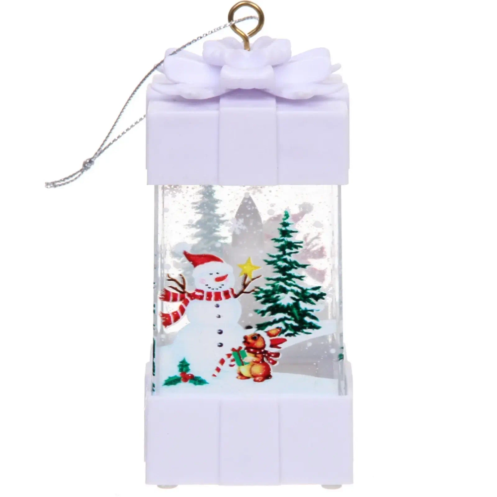Сувенир с подсветкой «Сказочный подарок» 5,3*10,5 см, Белый