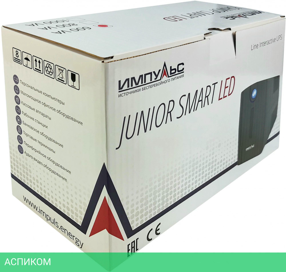 Источник бесперебойного питания Импульс Юниор Смарт 600 (JS60113)