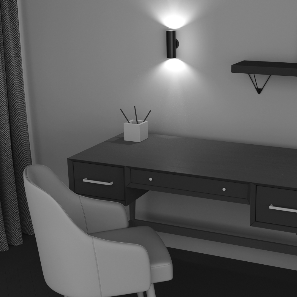 Настенный светильник (бра) Maytoni C068WL-02B