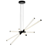 Citilux LUCIA CL217181 Люстра светодиодная подвесная Чёрная