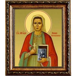 Анна Зерцалова мученица. Икона на холсте.