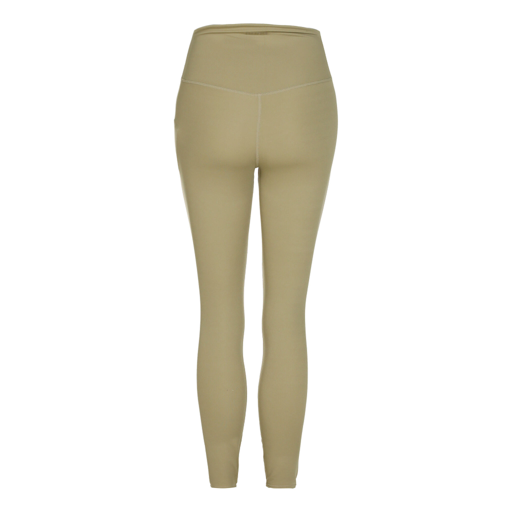 Женские теннисные брюки Björn Borg Borg High Waist Comfort Tight Women - Olive