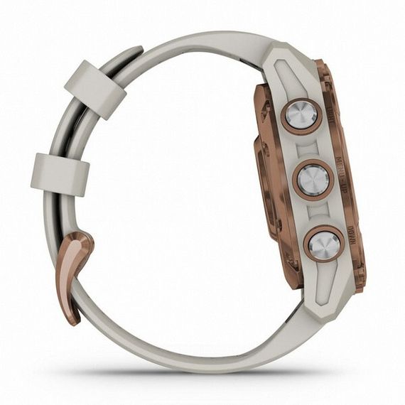 Умные часы Garmin Descent Mk3i титановый, бронзовый безель PVD/серый силиконовый ремешок 43 мм 010-02753-14