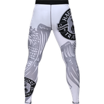 Компрессионные штаны HT Heraldry White