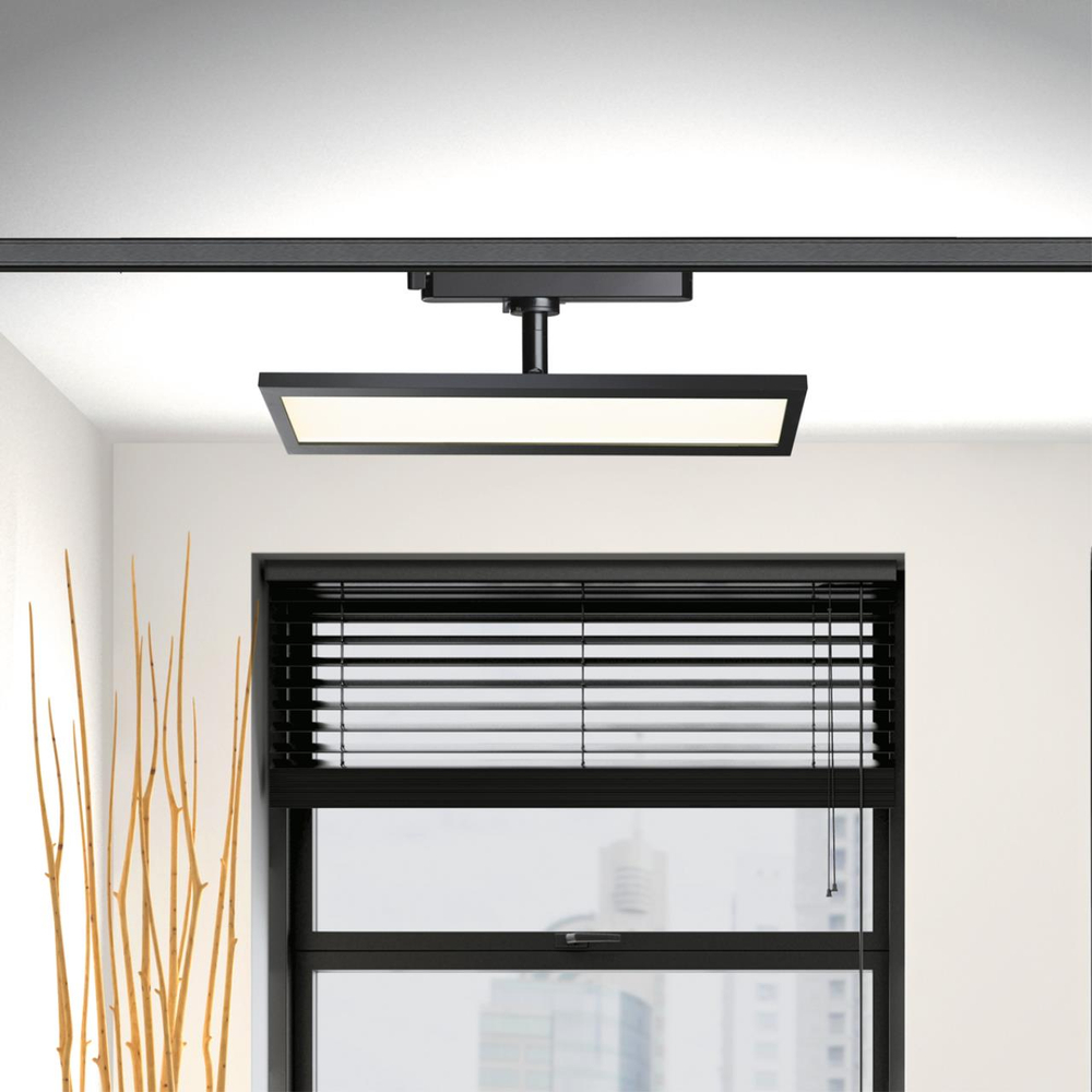 358893 PORT NT22 232 черный Светильник трековый однофазный трехжильный IP20 LED 4000К 24W 220V VOLO