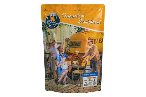 Охмеленный солодовый экстракт Пивная Культура "Лагер-а-ля Жигули 2,2кг