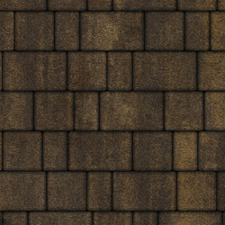 Тротуарная плитка СТАРЫЙ ГОРОД - Листопад гранит Мокко, комплект из 3 видов плит