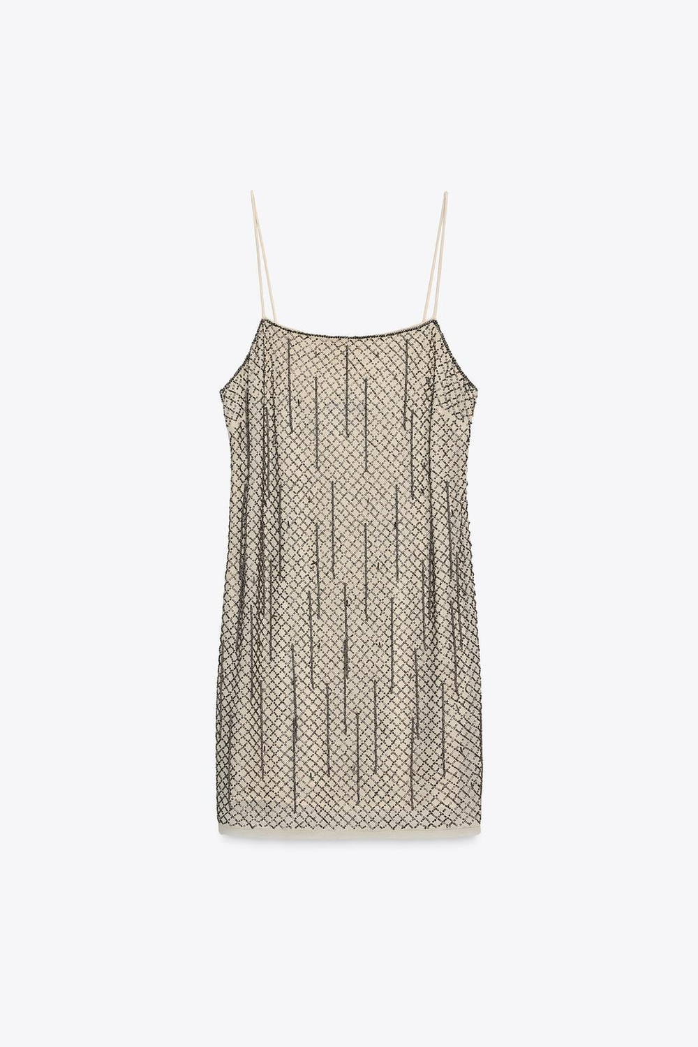 Короткое платье с бусинами — zw collection