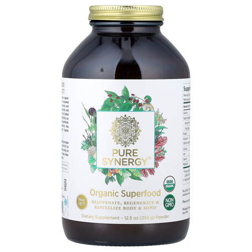 Pure Synergy, органический порошок из суперфудов, 354 г (12,5 унции)