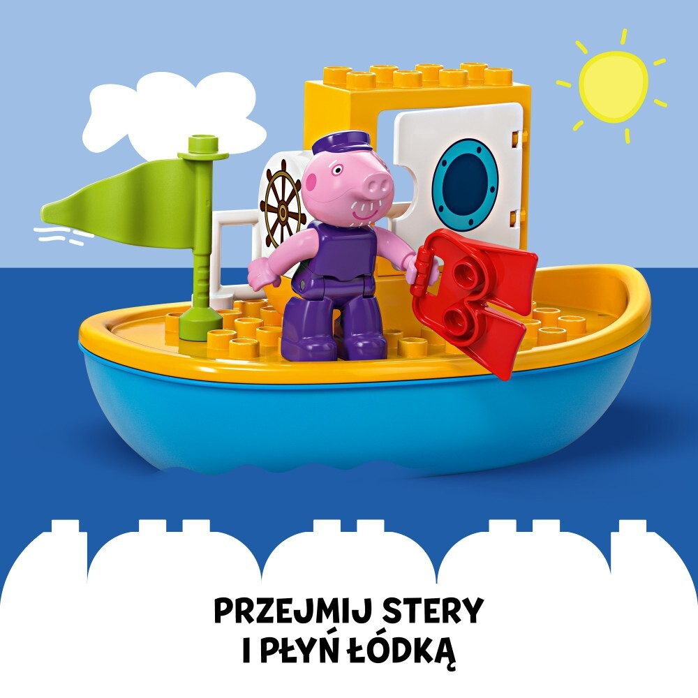 LEGO DUPLO Пеппа - Пеппа и путешествие на лодке 10432 / артикул   10432  / GTIN 5702017583877