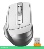 Мышь A4Tech Fstyler FG35 серебристый/белый