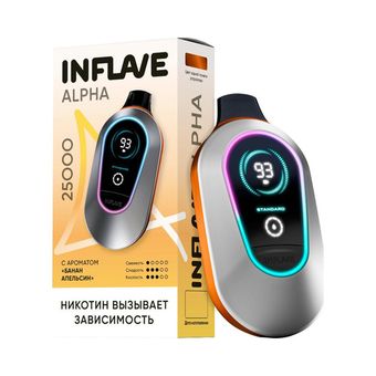 INFLAVE ALPHA 25000 - Банан Апельсин