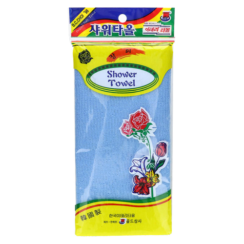 Goldsangsa, полотенце для душа, синее, 1 шт.