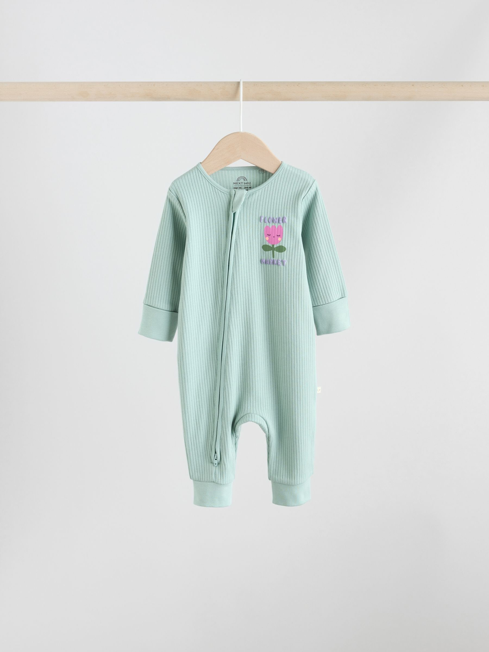 Комбинезон / Cлип для малышей Next F35-896, 3 шт., Розовый, Голубой, Светло-зеленый