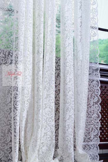 Тюль гипюр Мелани-T (белый)
